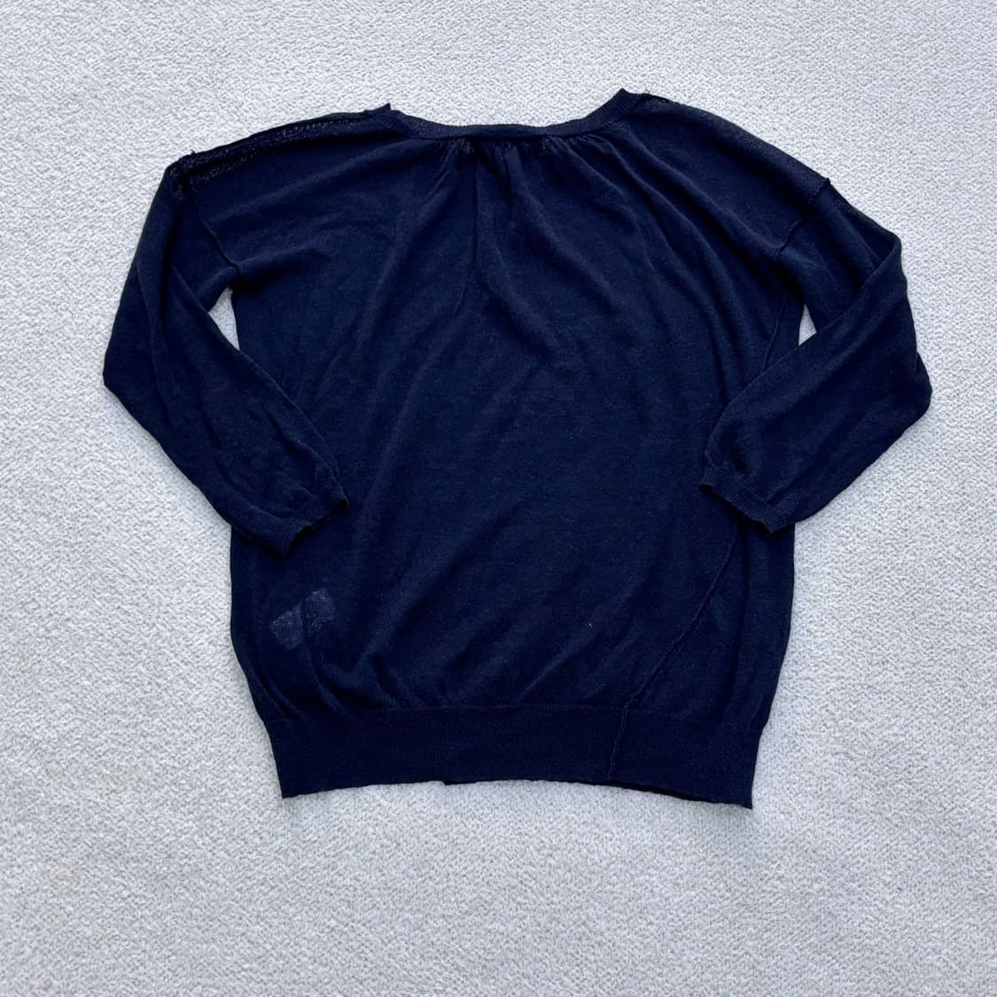 M 해골큐빅 여성 긴팔 시스루 0429E 상품이미지2