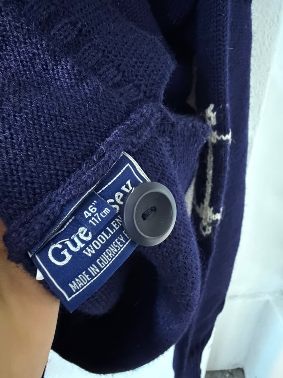 건지 울른스 피셔맨 홀가먼트 가디건  상품이미지7