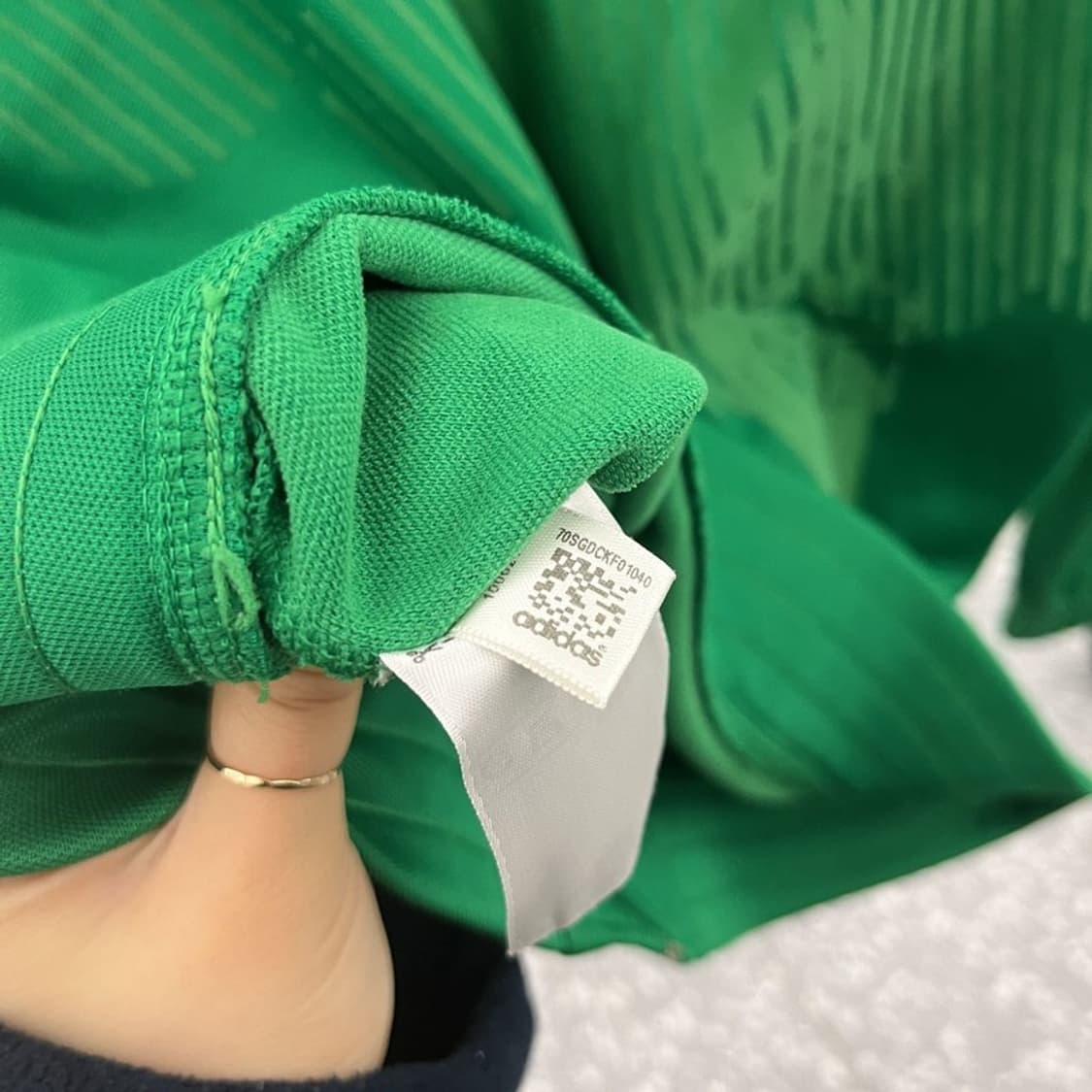 아디다스 베스킷볼 올드스쿨 레트로그린 져지 집업 M C10070 상품이미지7