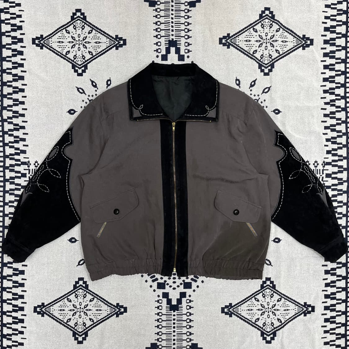 [M] VTG JPN 웨스턴 패턴 자켓 상품이미지1