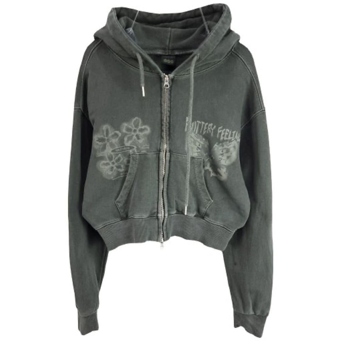 꼼파뇨 크롭 투웨이 후드집업 상품이미지1