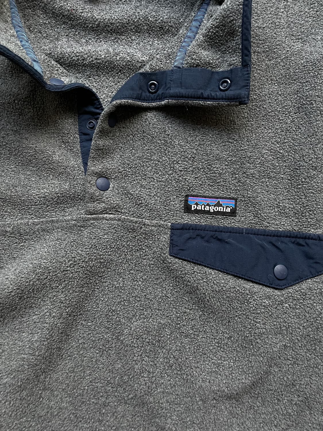 파타고니아 신칠라 니켈 네이비 그레이 플리스 patagonia 상품이미지4