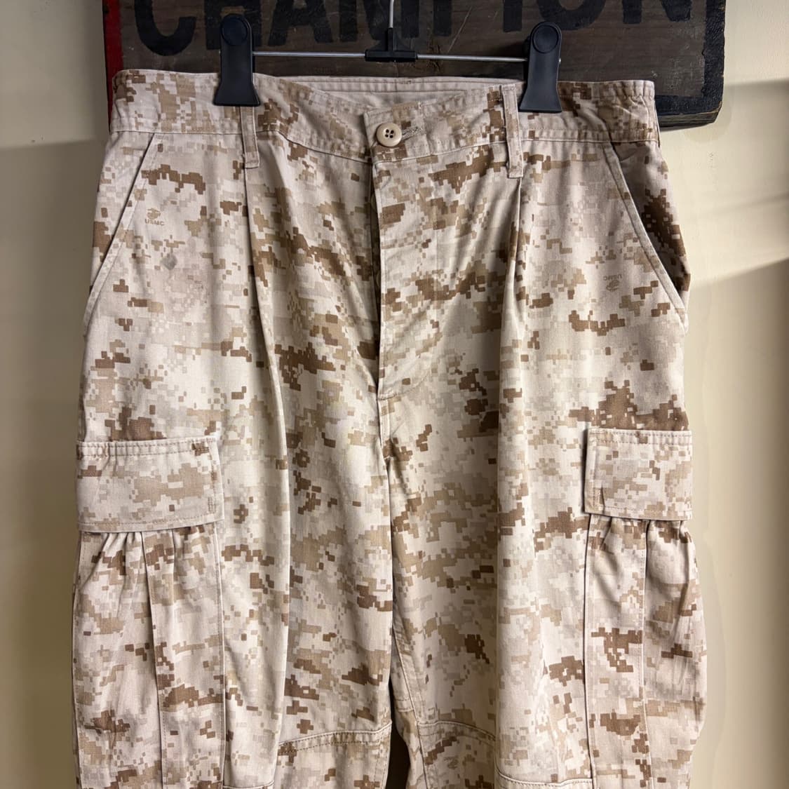 미해병대 오리지널 USMC 데저트 MARPAT 전투복 팬츠 M-R 상품이미지2