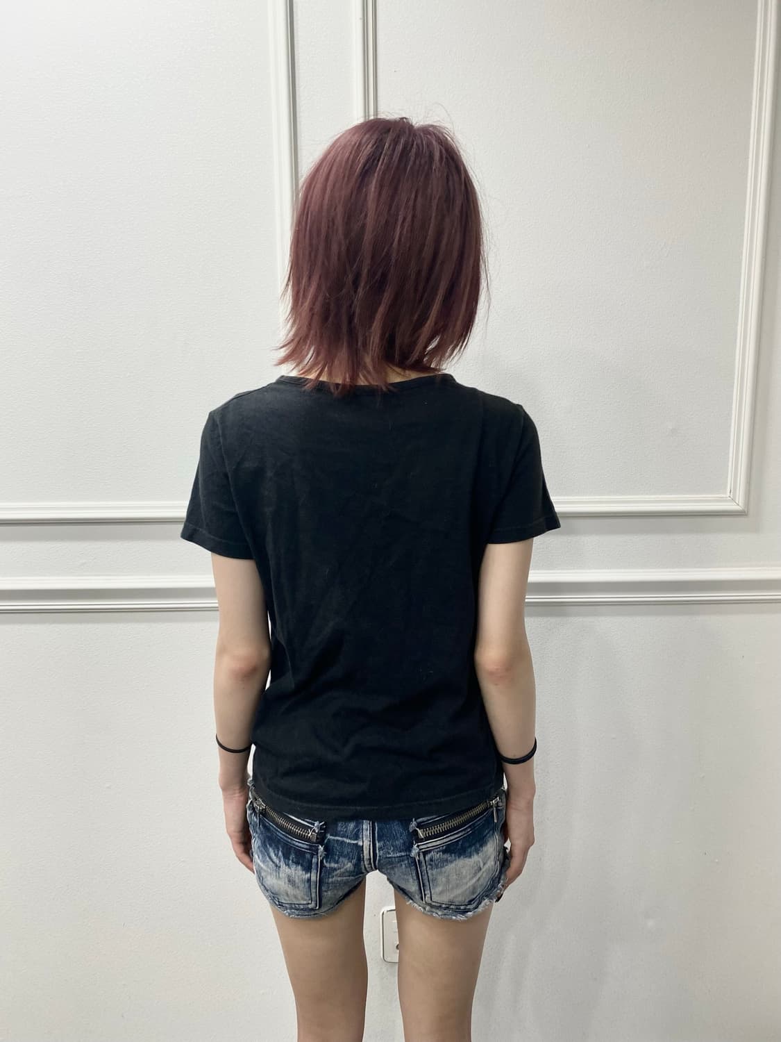 [PINK CAT] Y2K Silver Lettering Tee 상품이미지5