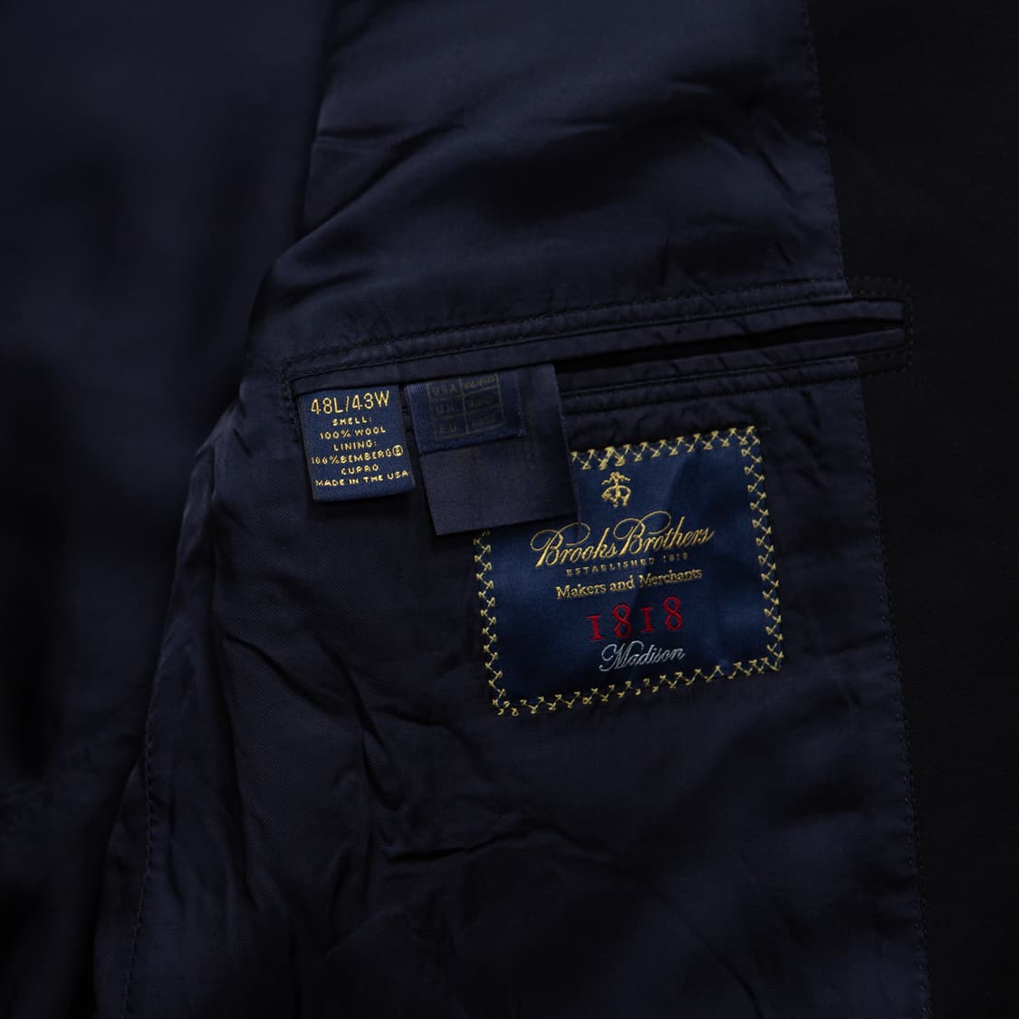 브룩스 브라더스 워터베리 골드 버튼 블레이저 상품이미지6