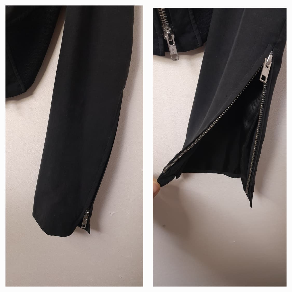 앤드뮐미스터 언바란스 크롭 실크자켓 34 상품이미지7