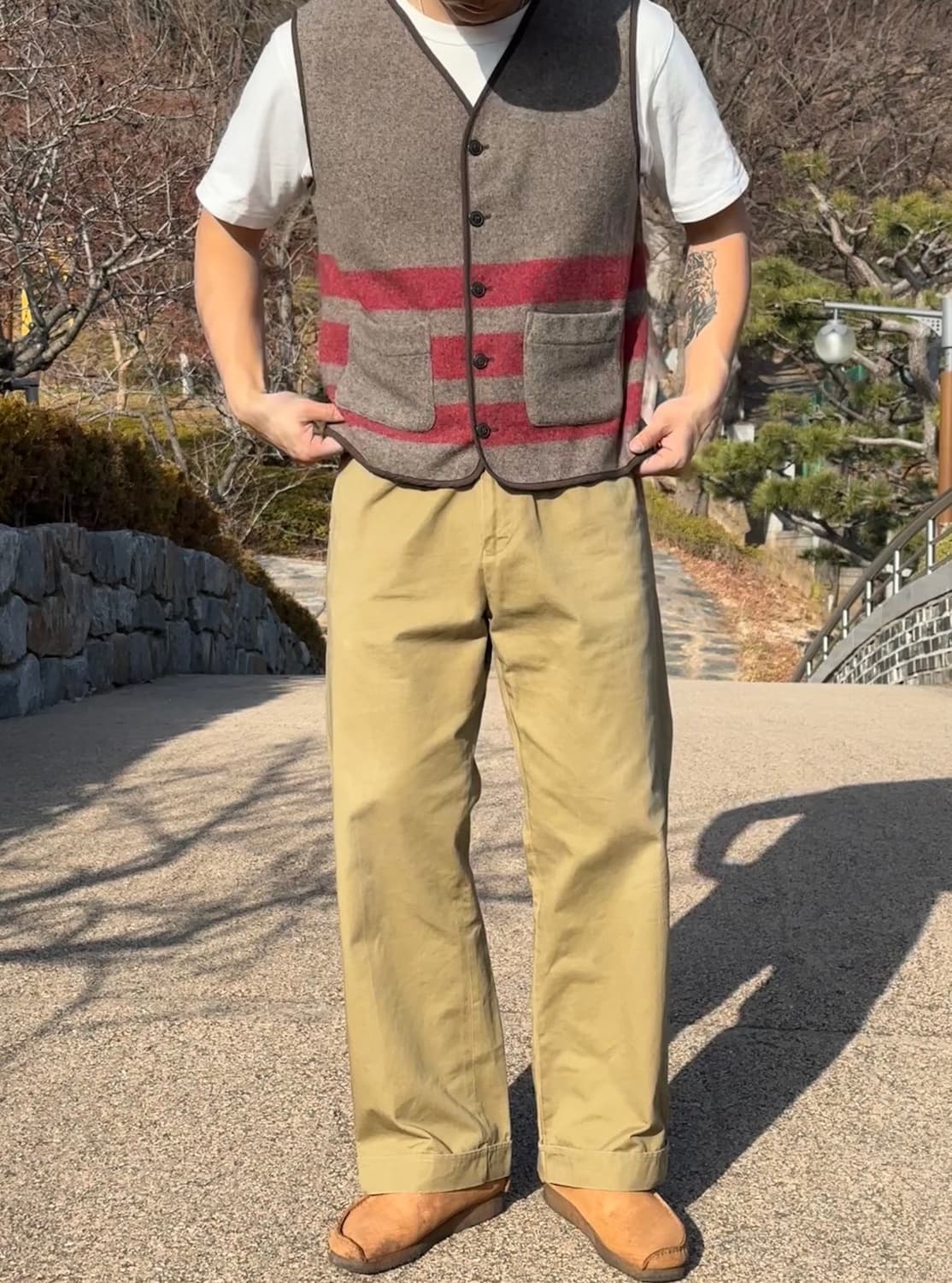 갭 펠트울 베스트 XL 상품이미지2