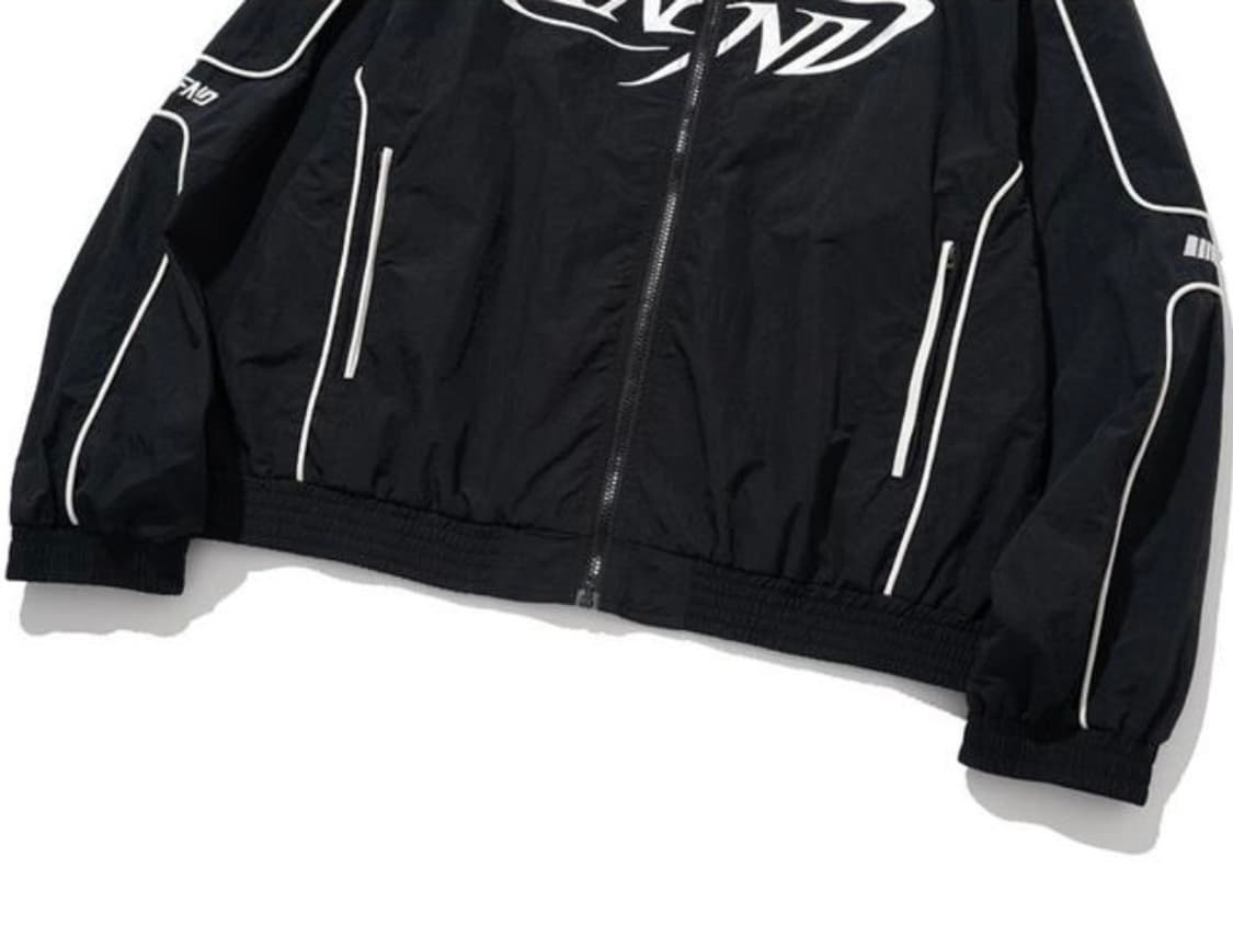 [XL] 낫포너드 트라이벌 로고 나일론 레이싱 자켓 새상품 상품이미지4