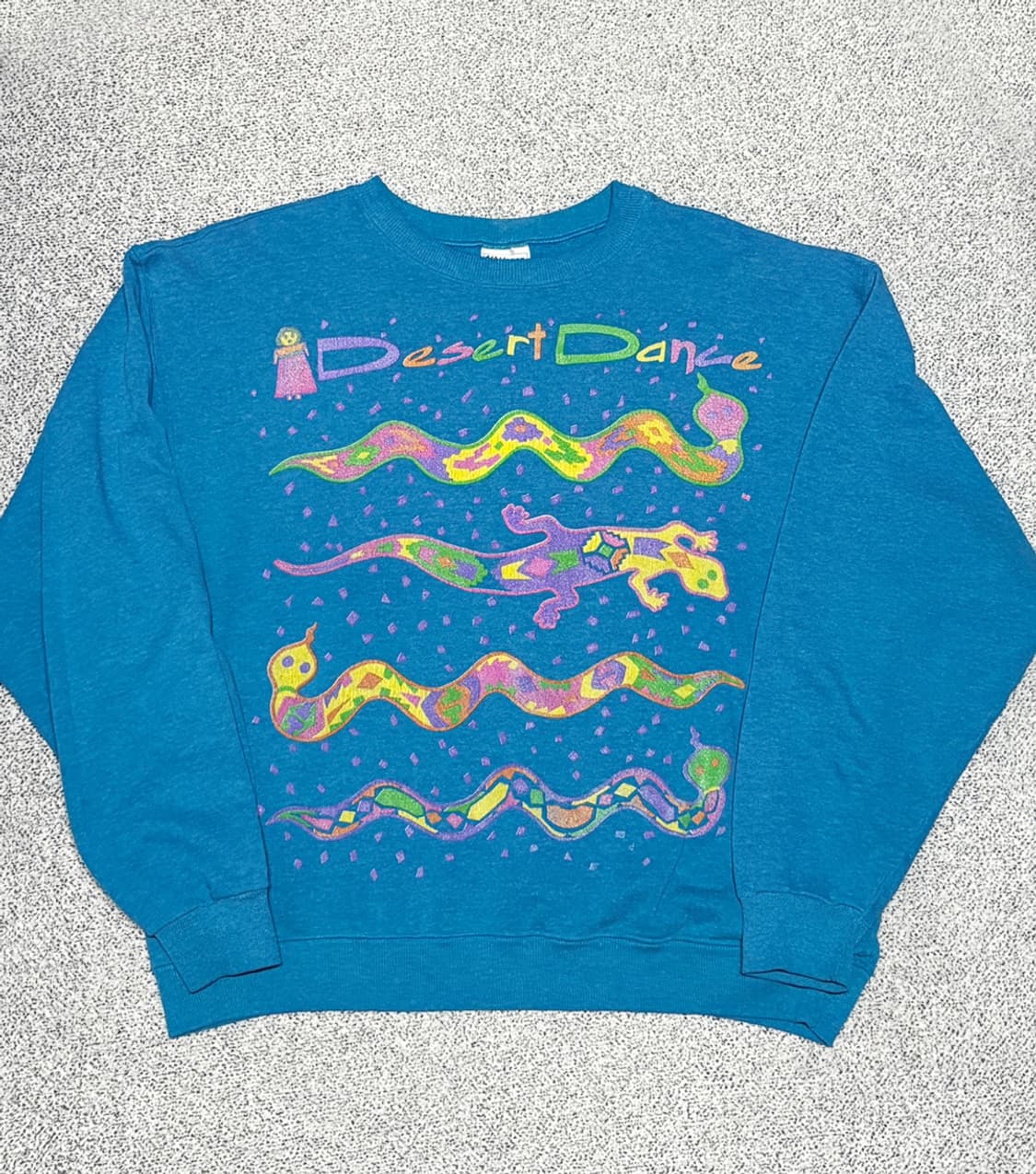 90s 빈티지 헤인즈 'Desert Dance' 스웻셔츠 USA 상품이미지1