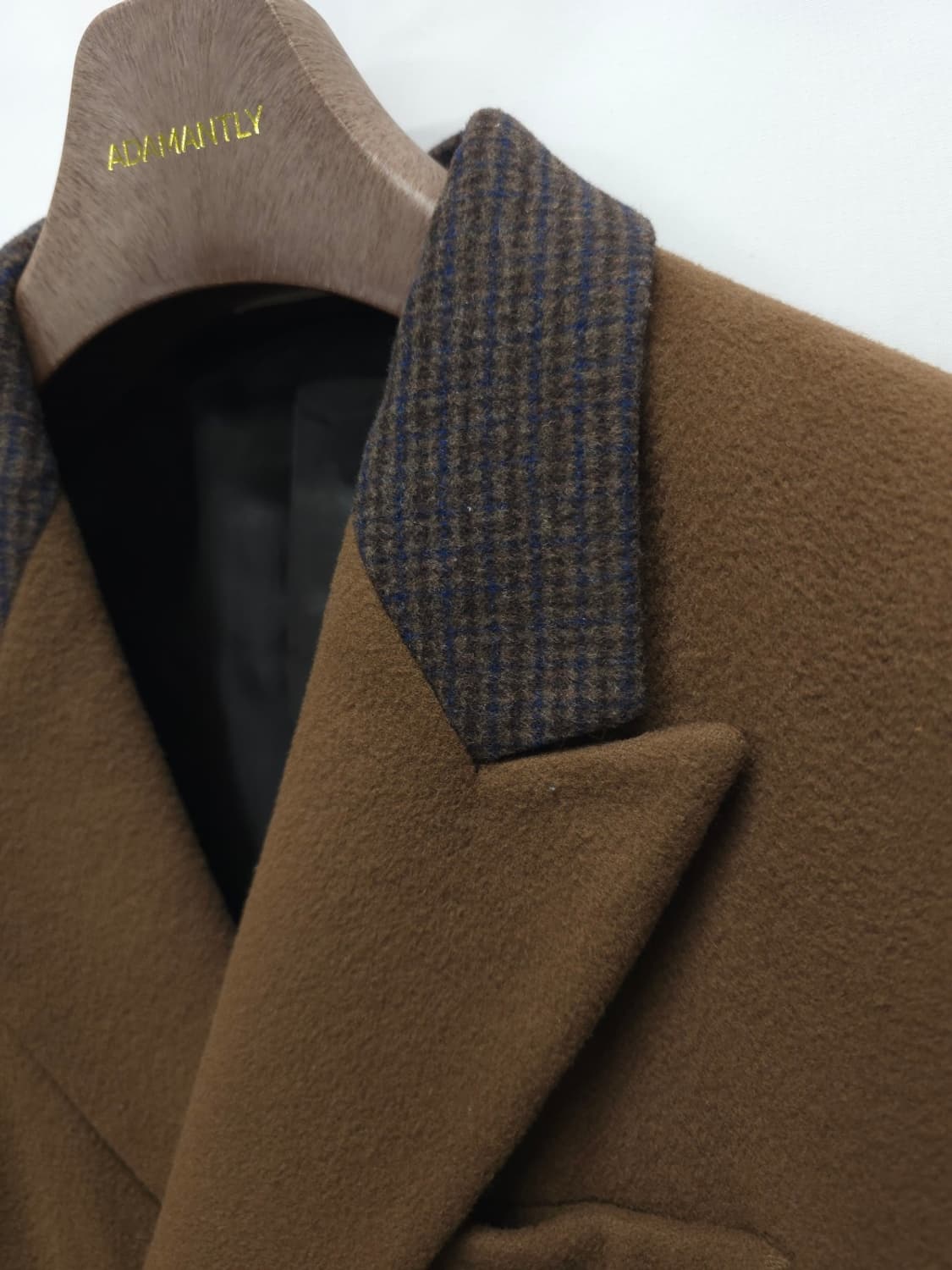 지오송지오 모직 배색 더블코트 (남성95~100) 상품이미지6