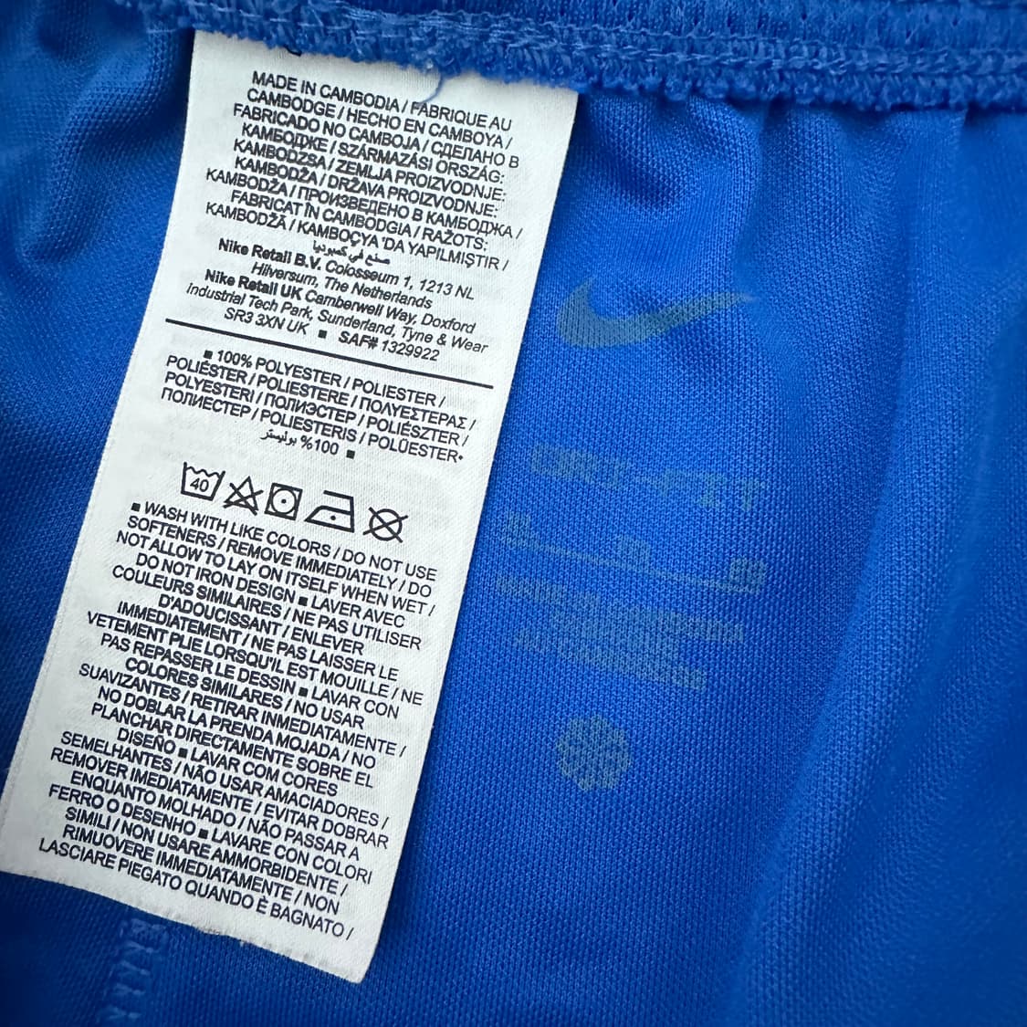 NIKE 나이키 운동복 반바지 블루 34.5인치 상품이미지8