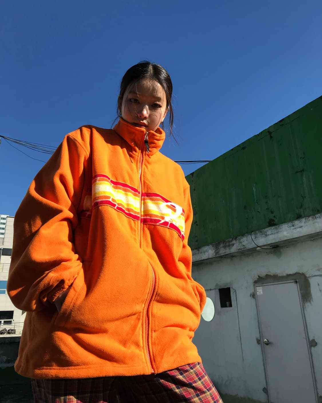 피코 오렌지 오렌지 후리스  상품이미지4