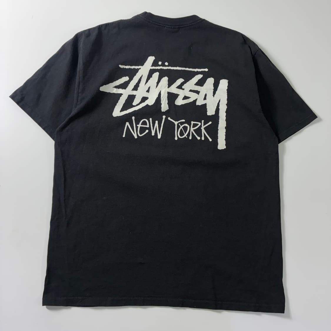Stussy  스투시 스탁 뉴욕 블랙 반팔티셔츠 상품이미지2