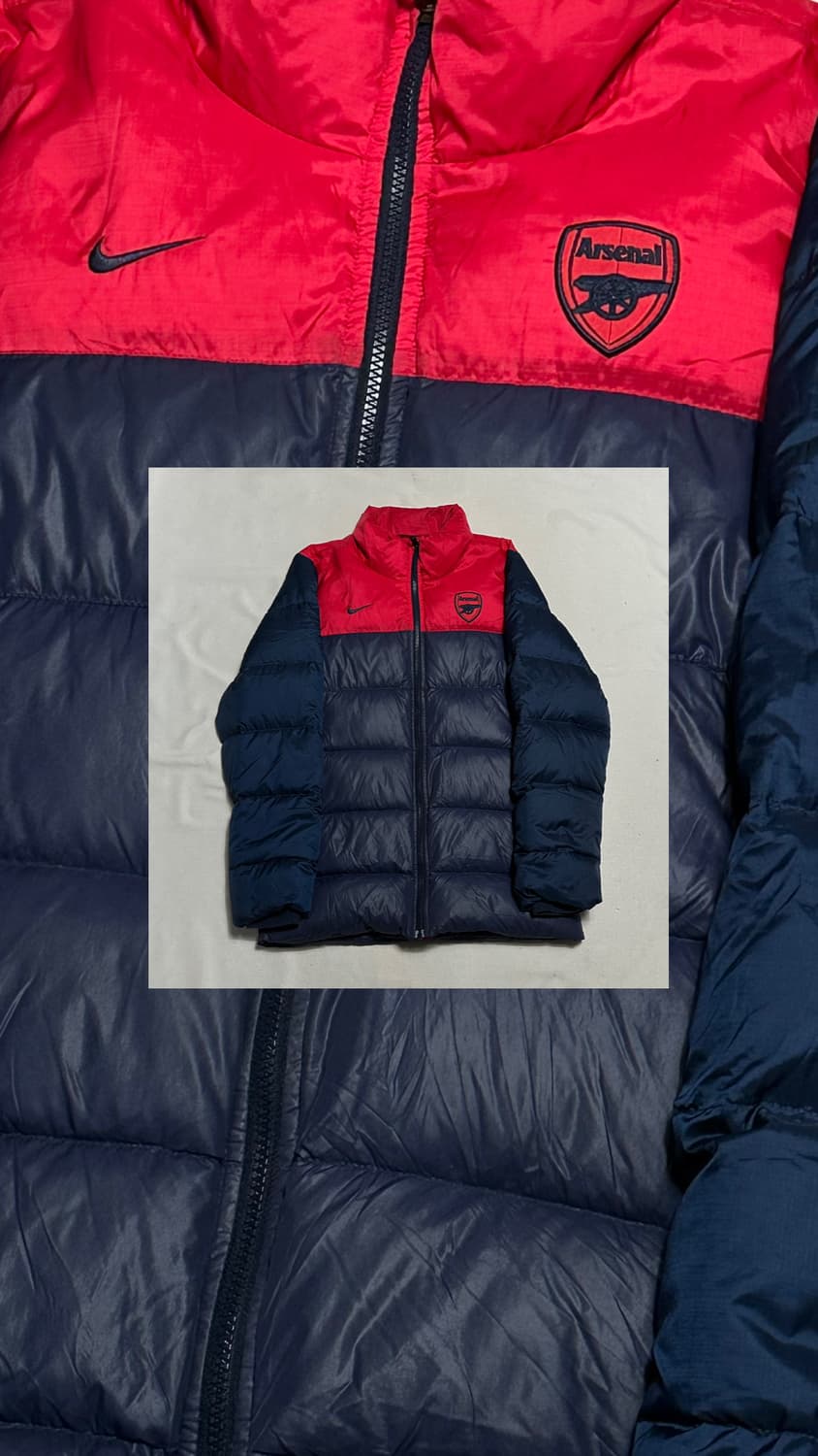 나이키+아스날 덕다운 패딩 상품이미지1