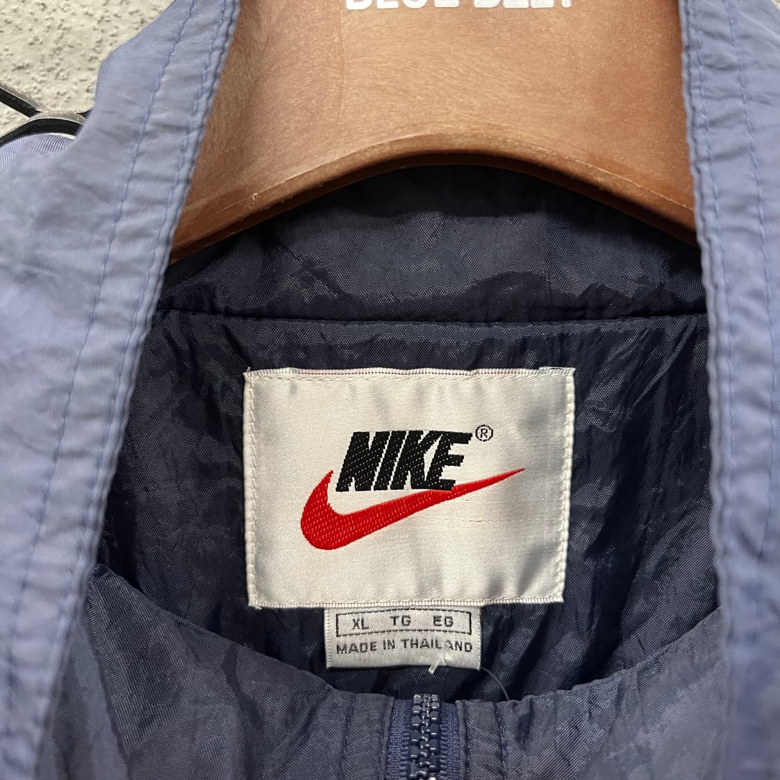 나이키 올드스쿨 바람막이 네이비 배색 스포츠 자켓  상품이미지8