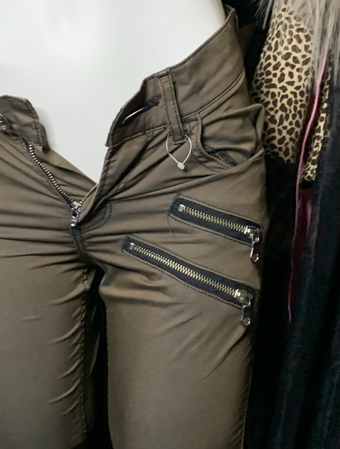 y2k lee 로우라이즈 지퍼 디테일 카고 팬츠 상품이미지3