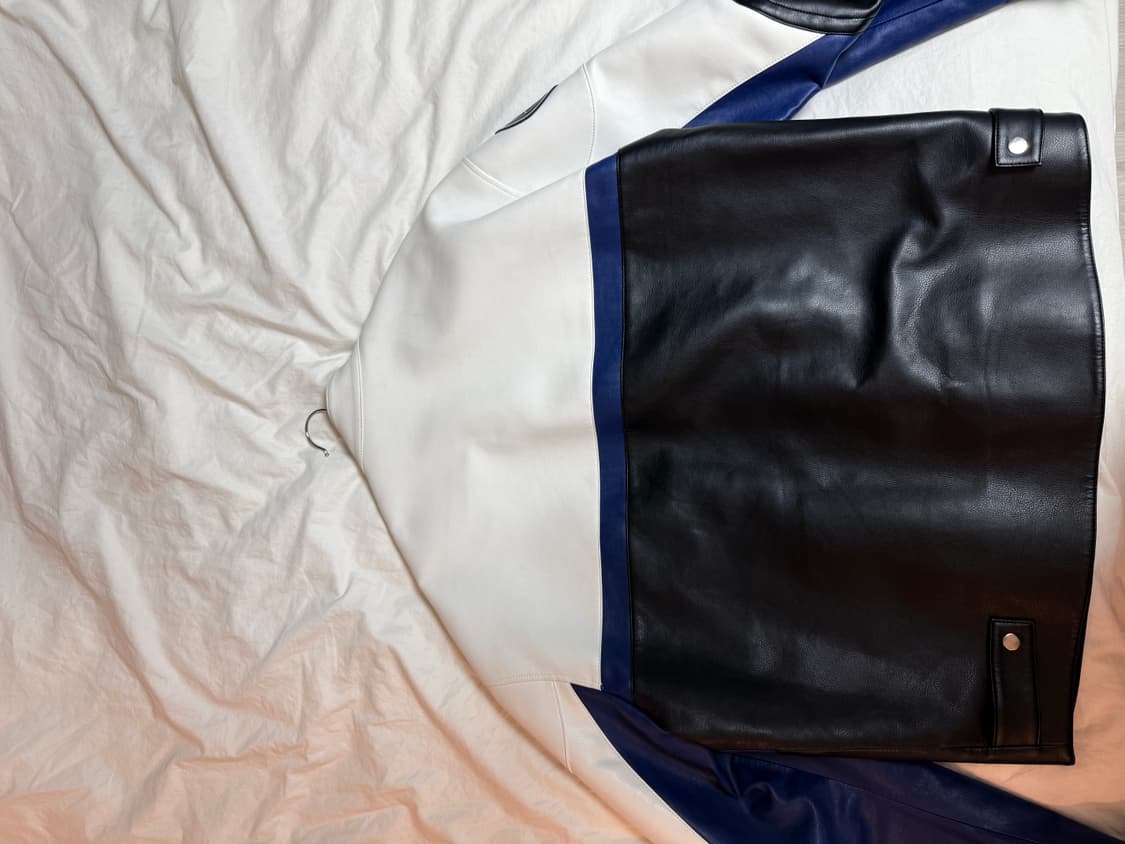 인스턴트펑크 에코 레더 바이커 자켓 상품이미지6