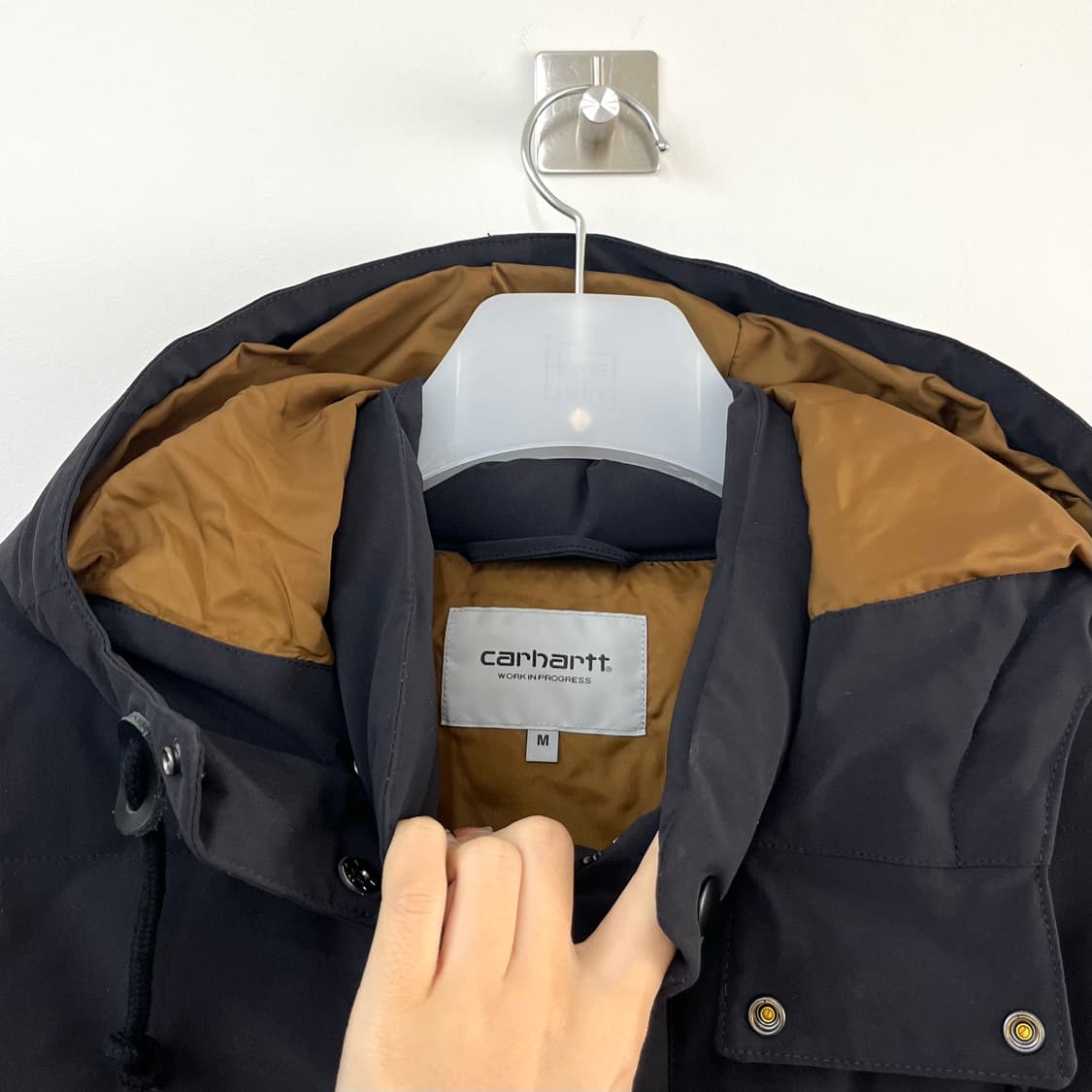 칼하트 WIP 알파인 코트 블랙 패딩 자켓 상품이미지6