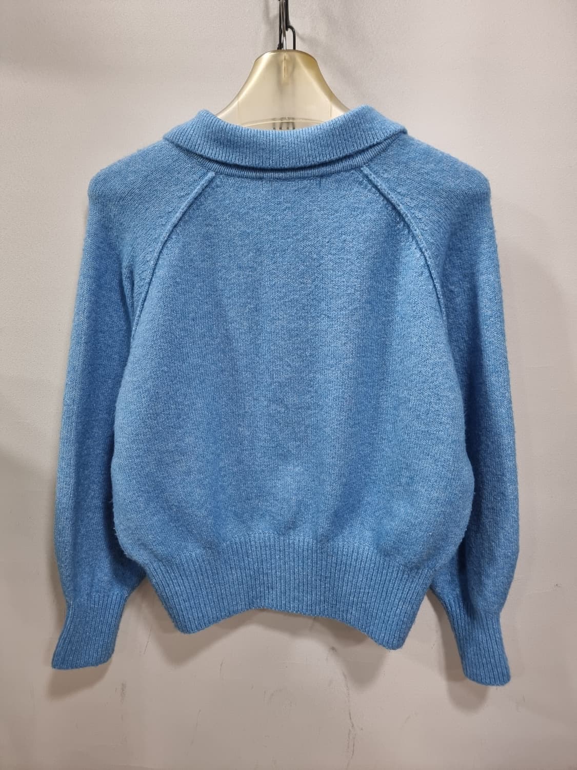 8세컨즈 칼라넥 가디건 스카이블루 (D10 상품이미지3