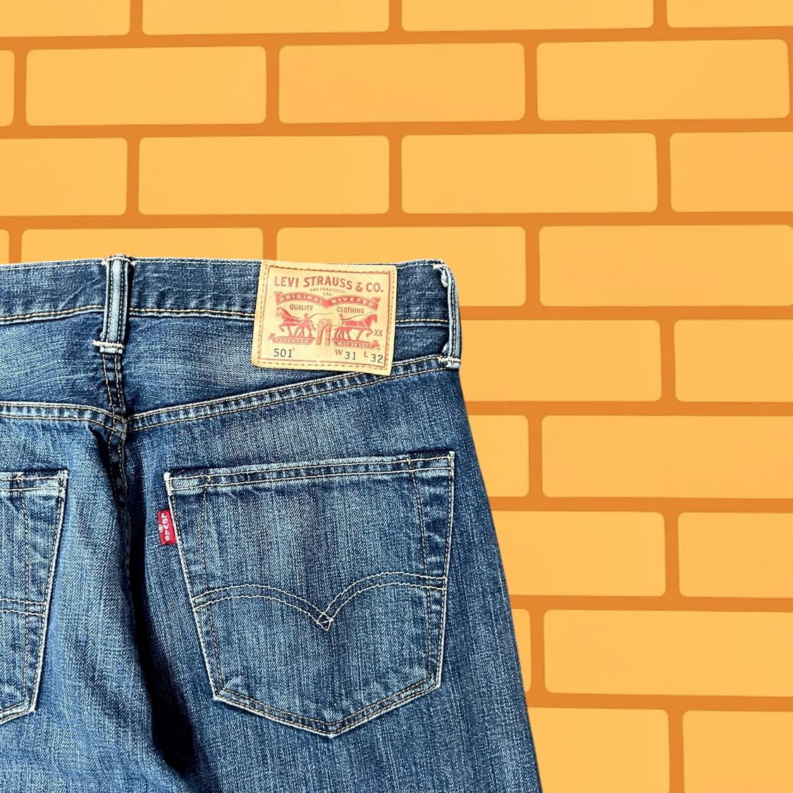 00s 리바이스 501 데님 팬츠 (31) 상품이미지7