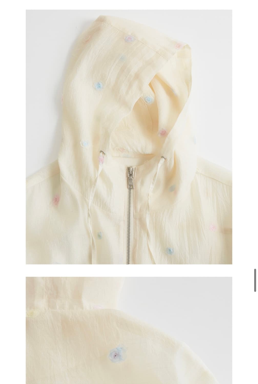 하네 플라워 글로우 시어점퍼 상품이미지6