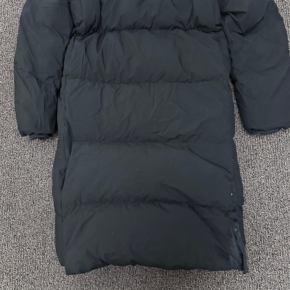 커버낫 덕다운 롱패딩 블랙 M 상품이미지7