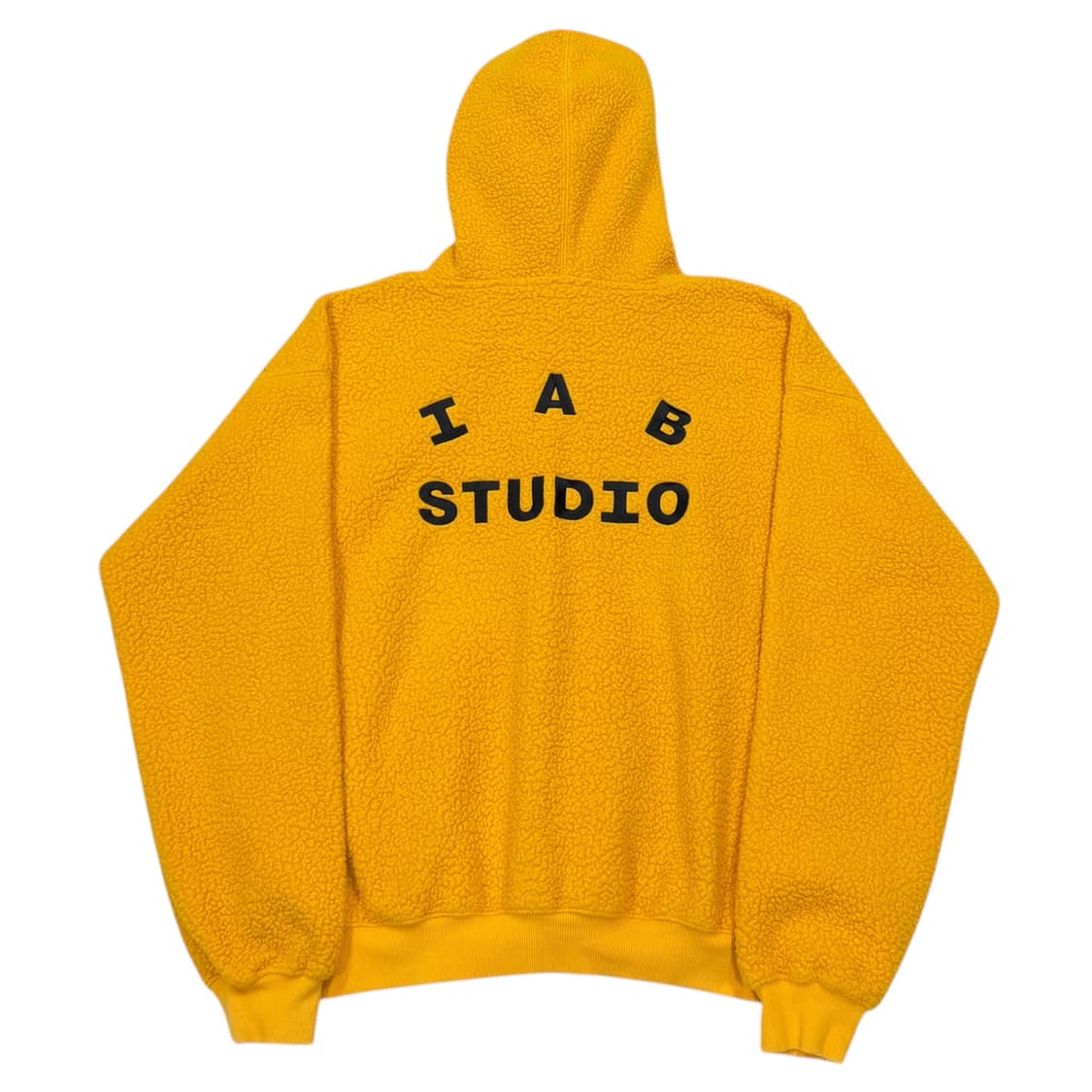 아이앱 스튜디오 x LMC 보아 플리스 후드티 옐로우 L 상품이미지2