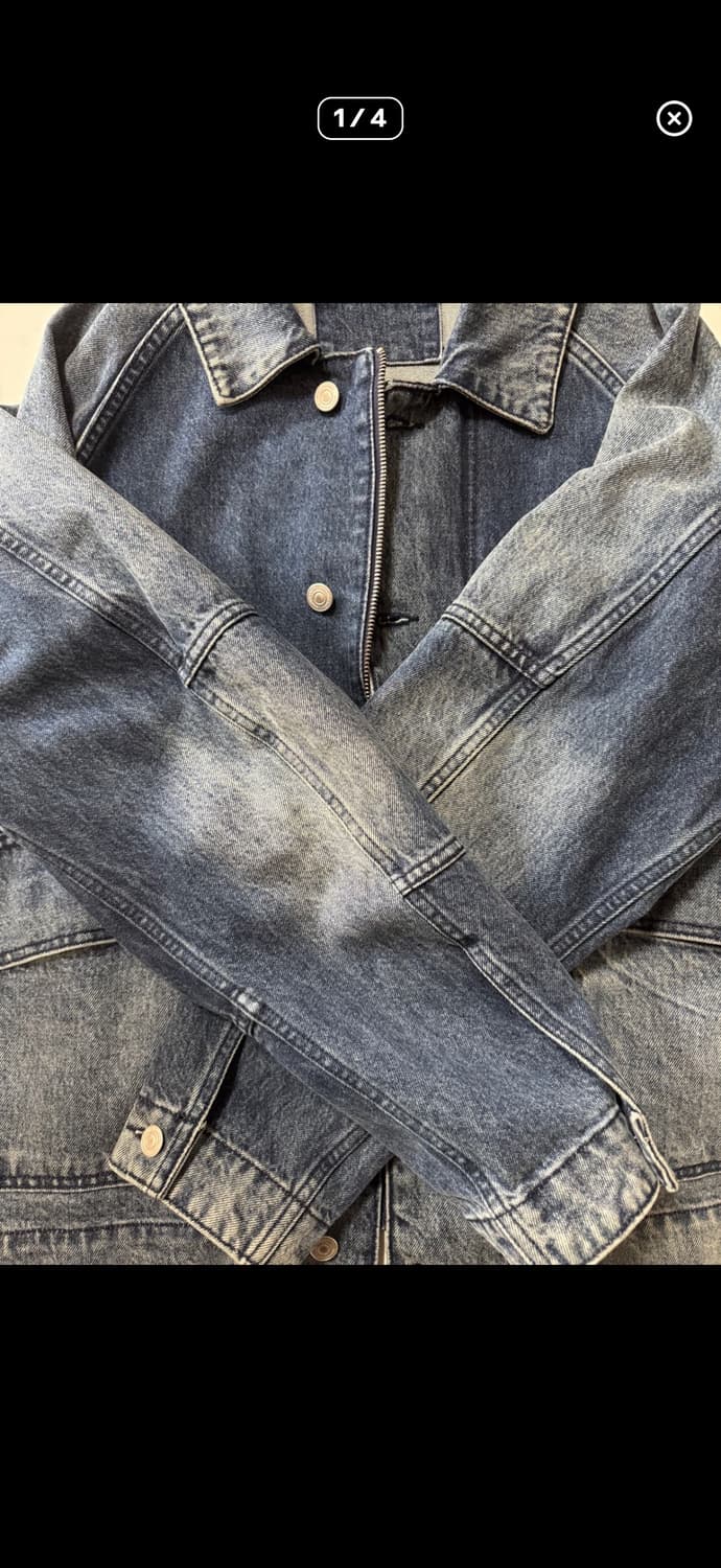 999 휴머니티 발란스 미카 자켓 워시드 블루 2사이즈 상품이미지3