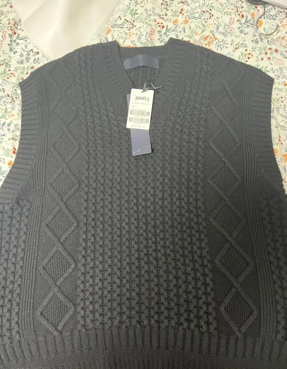 준지 22FW 케이블 니트 베스트 상품이미지3