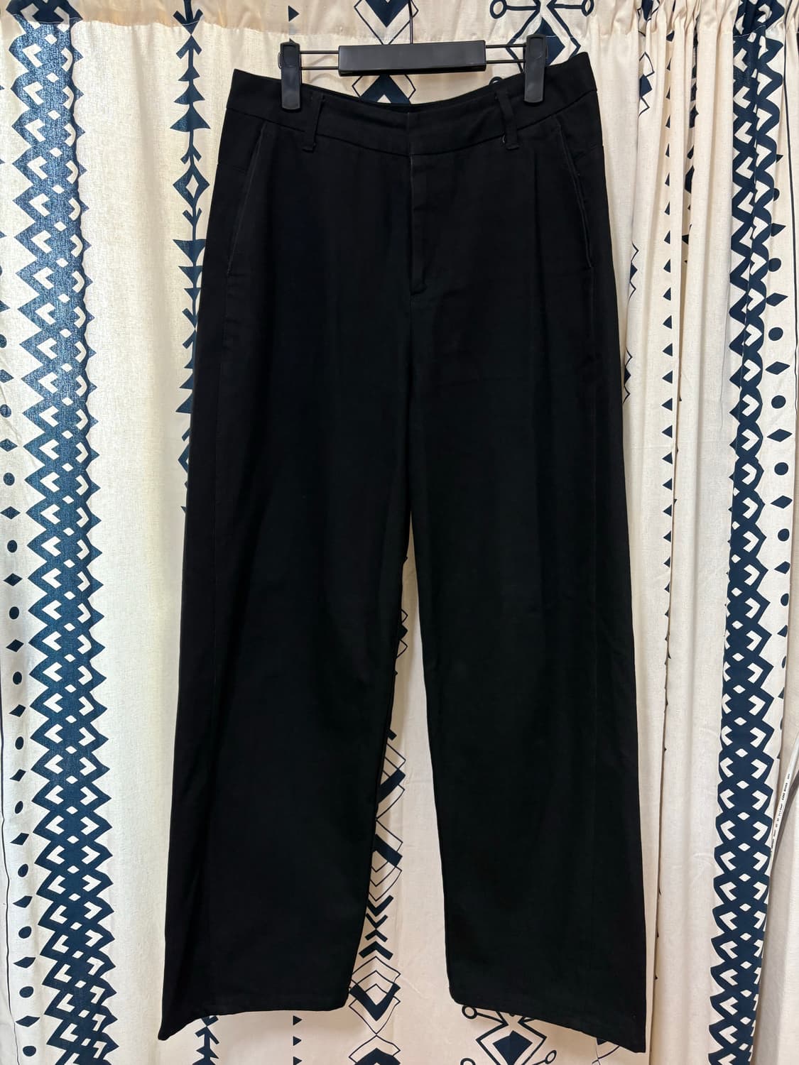 아모멘토 / 커브드 심 데님 블랙 상품이미지3