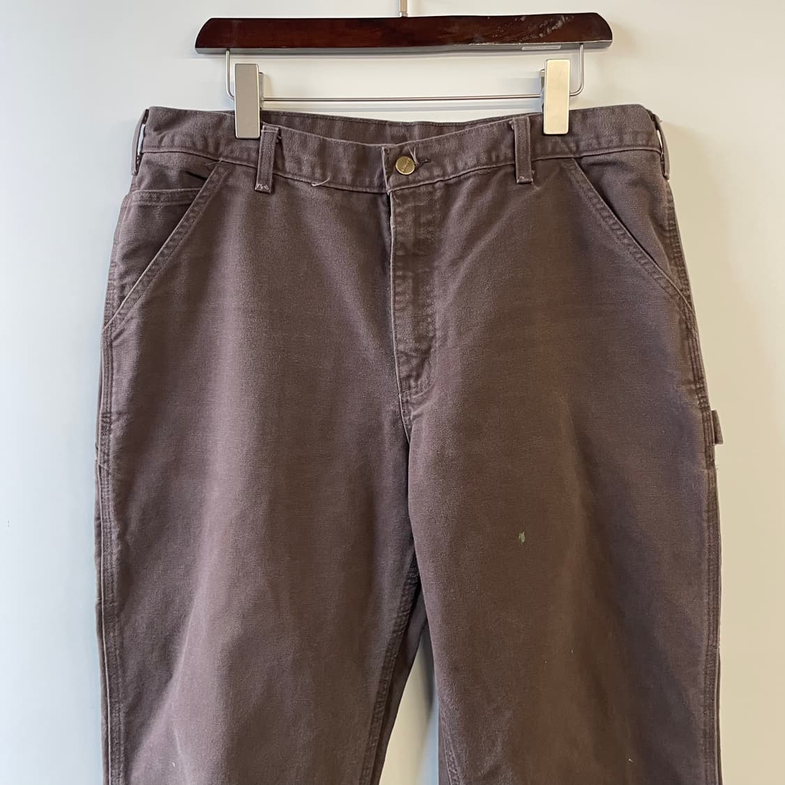 칼하트 다크 브라운 워크팬츠 상품이미지3