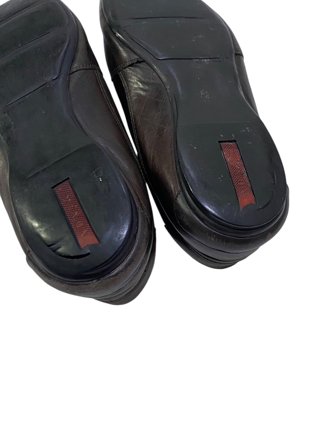 Prada sport 브라운 레더 스니커즈 상품이미지8
