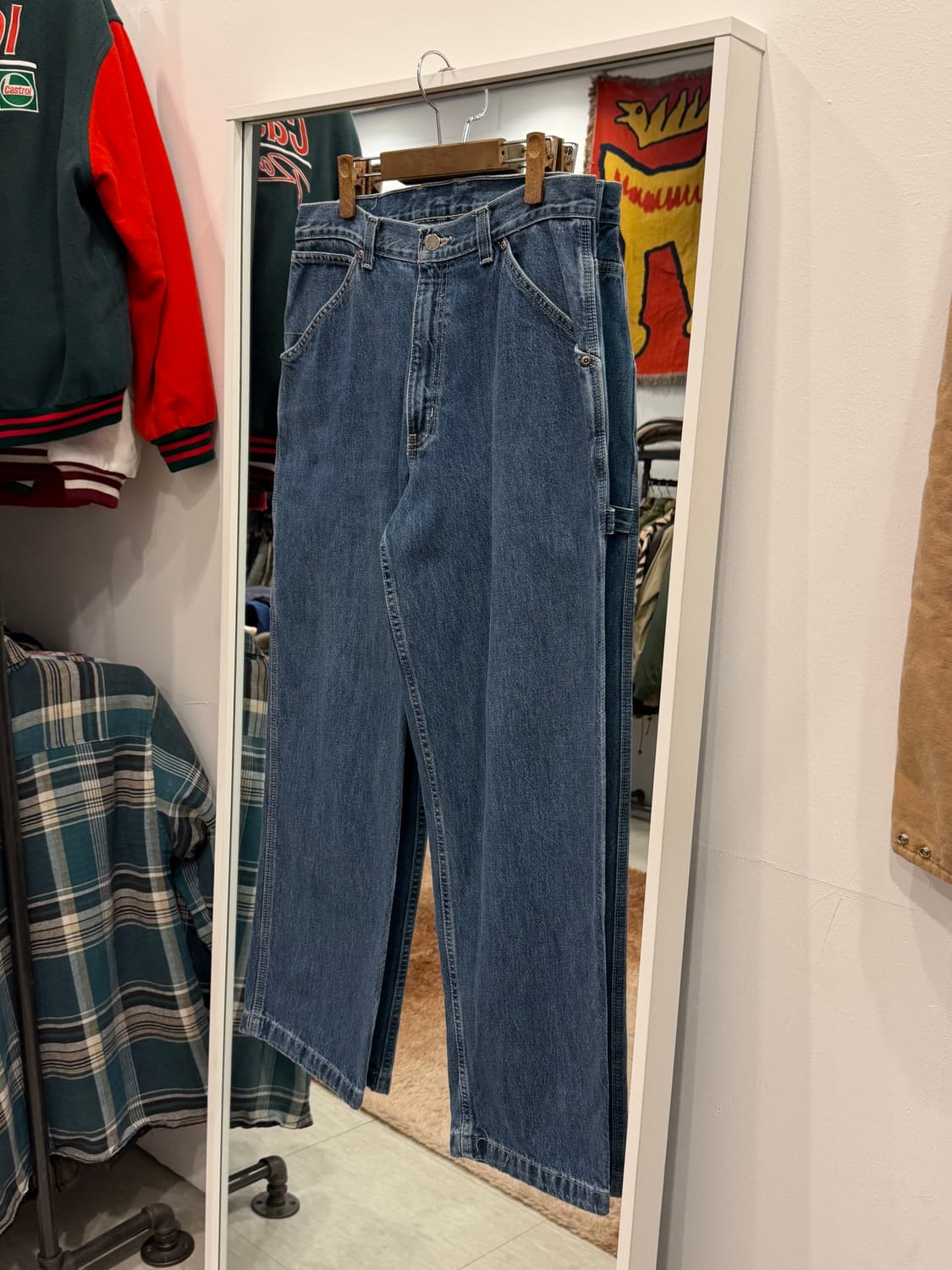 00s M Superior 빈티지 카펜터 데님 워크 팬츠 (33inch) 상품이미지1