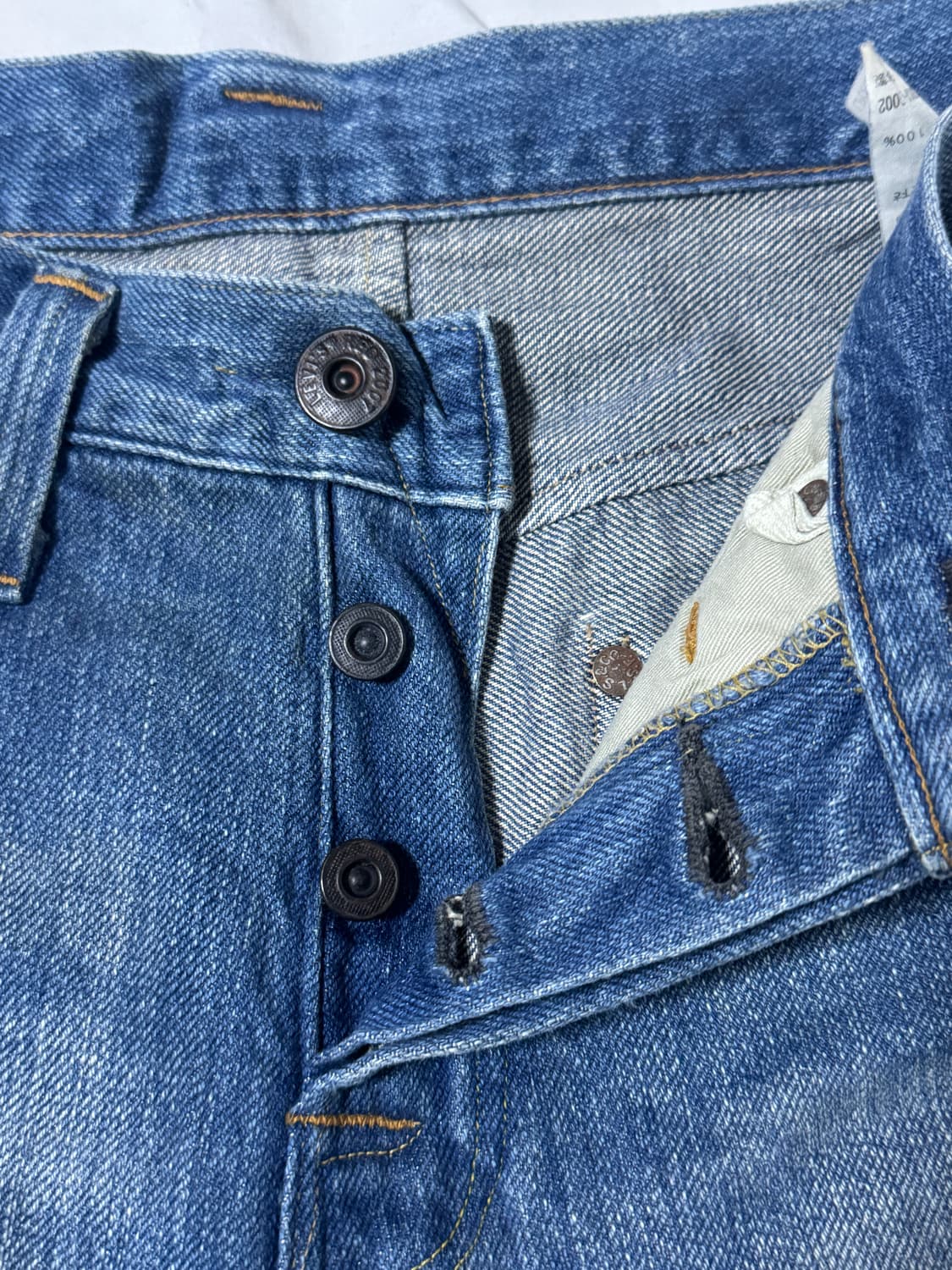 00s 리바이스 신치백 셀비지 데님팬츠 상품이미지5