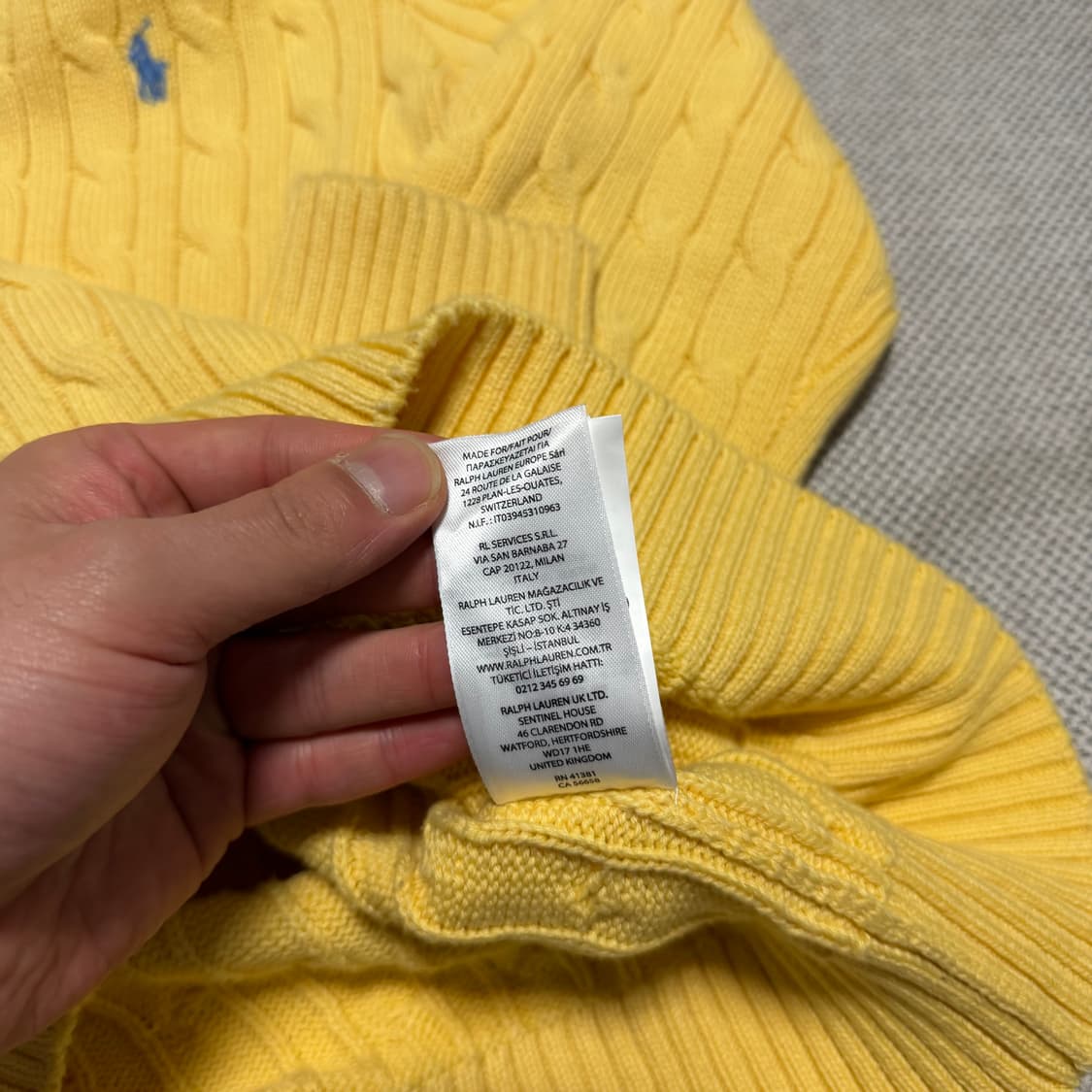 폴로 랄프로렌 케이블 니트 상품이미지6