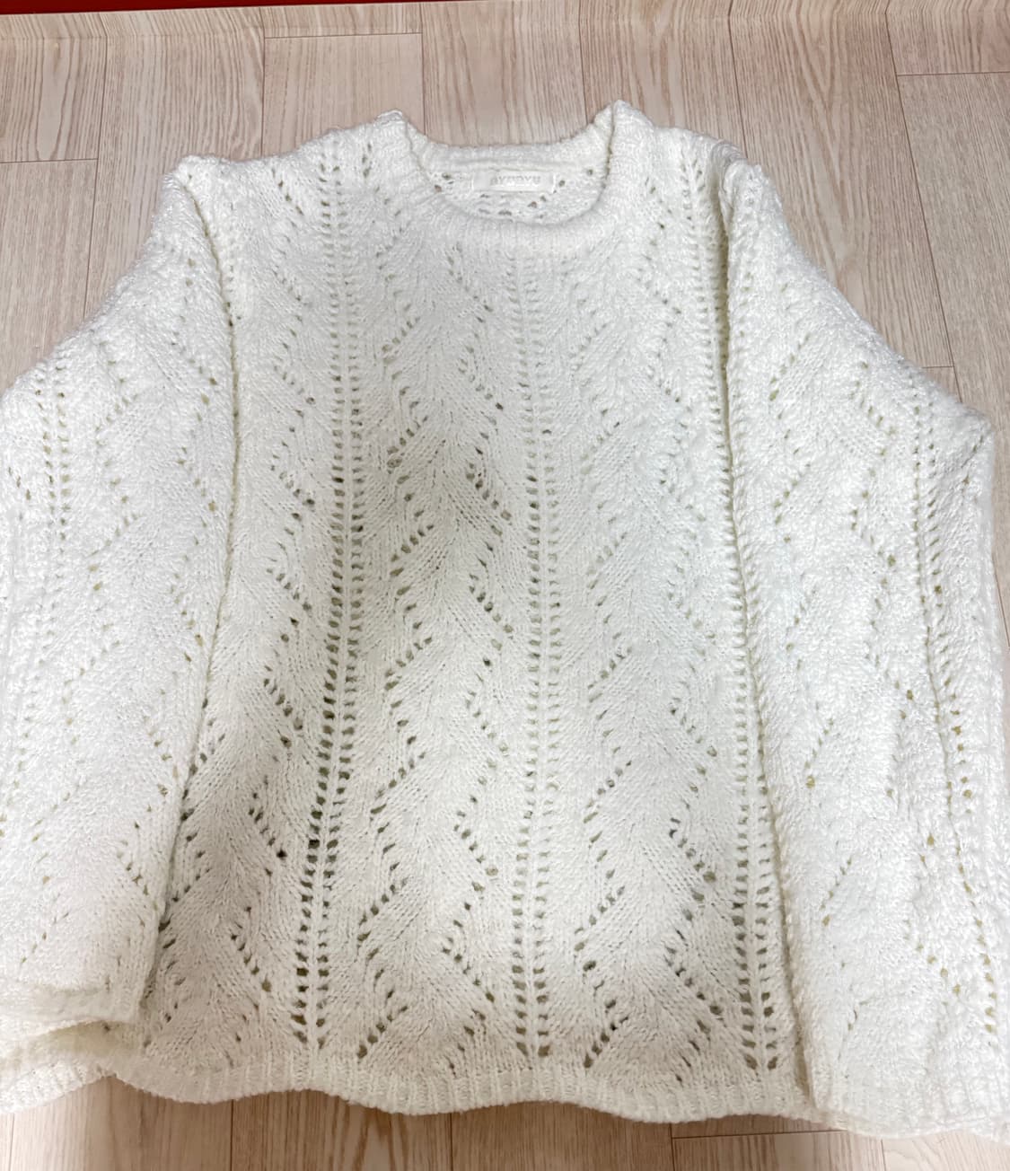 [뉴뉴걸즈 성수] 스트랩 니트 아이보리 상품이미지5