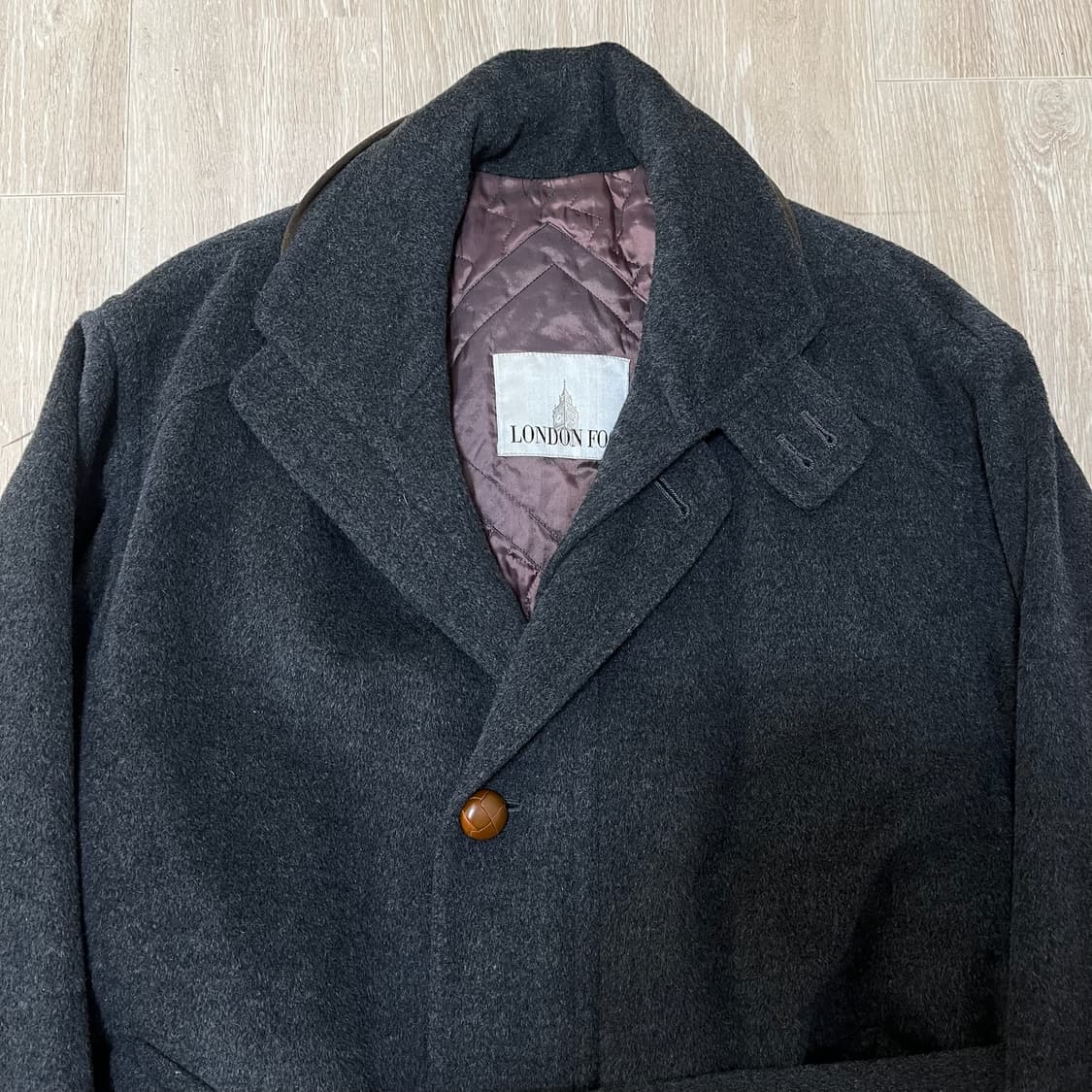 런던포그 누빔안감 앙고라 트렌치코트 M/95 상품이미지2
