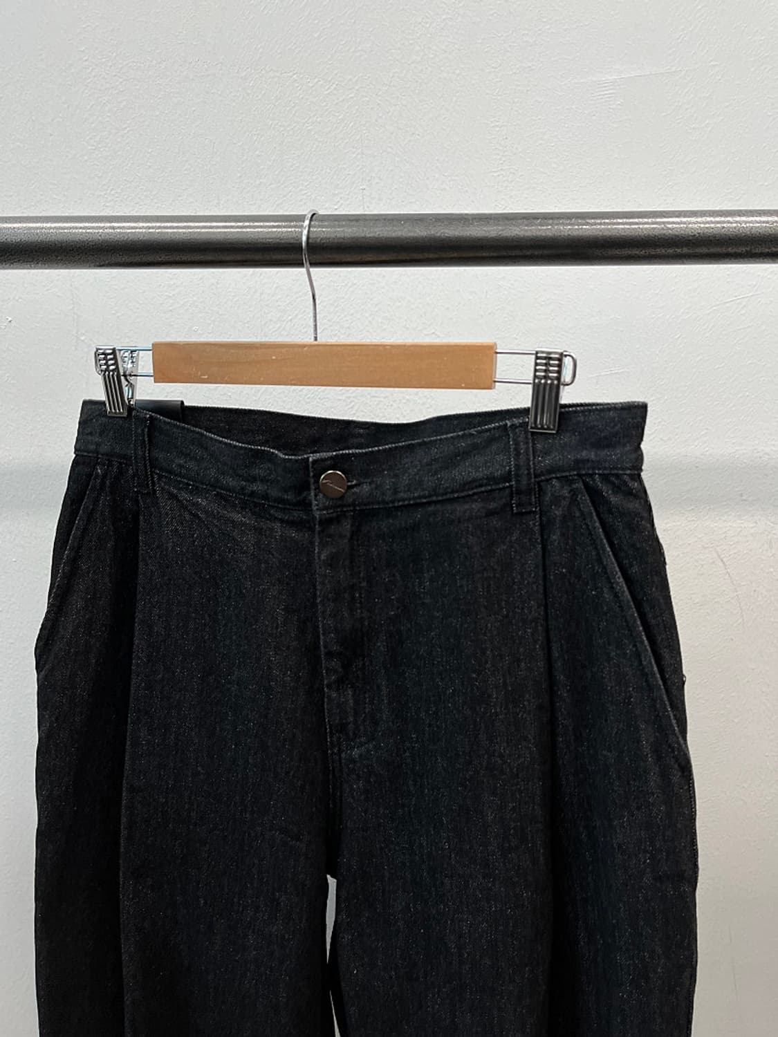 34)  노이어 흑청 와이드데님 상품이미지2