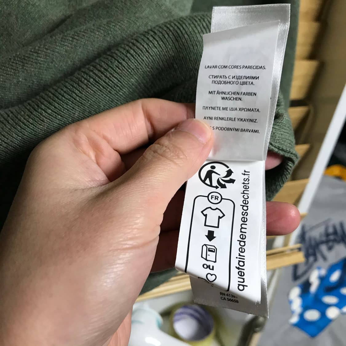 폴로 신형라인 카키 라운드니트 상품이미지6