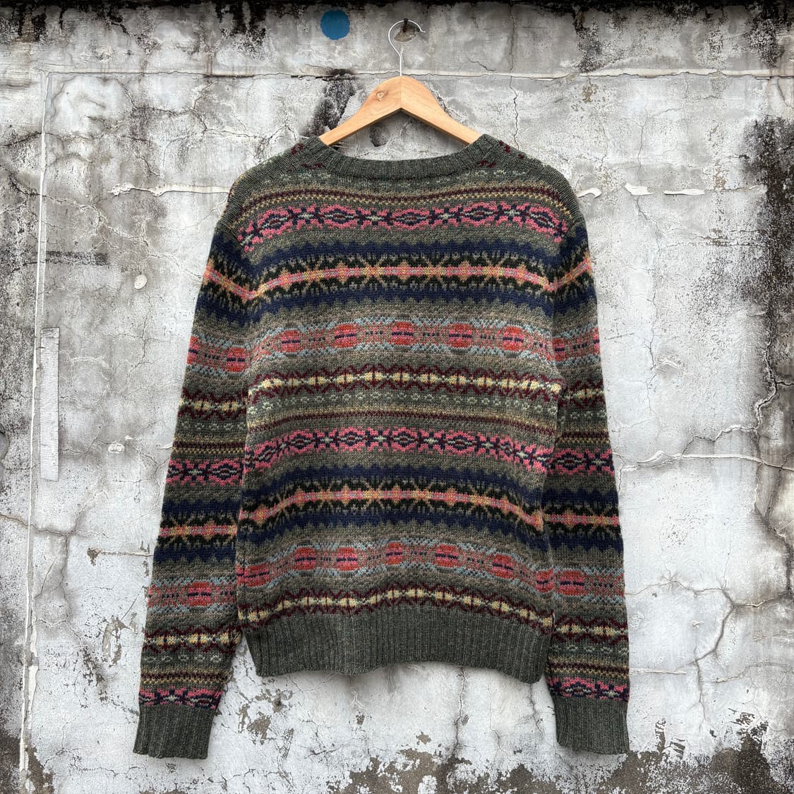 Polo 폴로 페어아일 울 브이넥 니트 상품이미지2