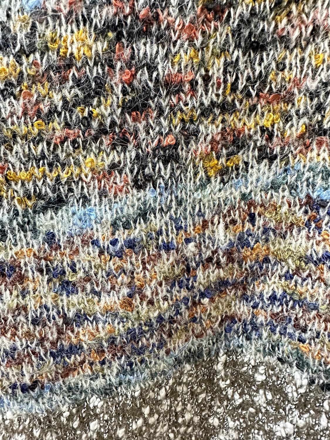 일본빈티지 보카시플라워니트 상품이미지8