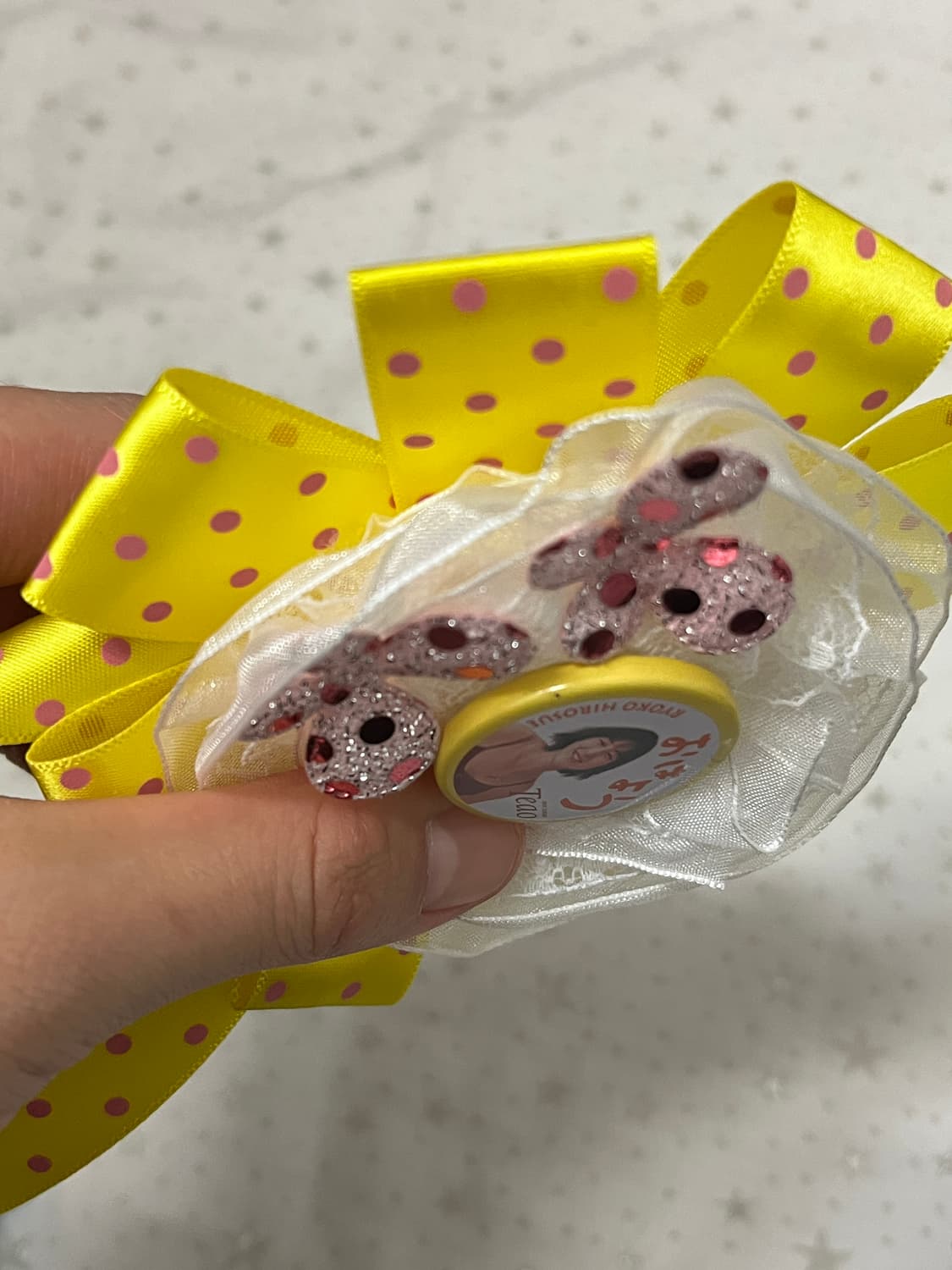 히료스에 료코 뱃지 로제트 🌀오하요 상품이미지5