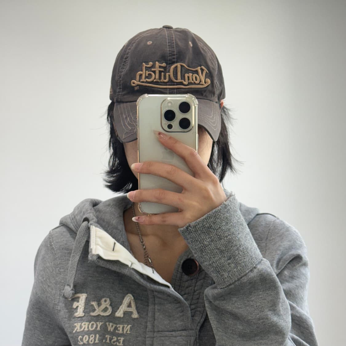 VonDutch 본더치 브라운 스티치 포인트 볼캡 상품이미지2