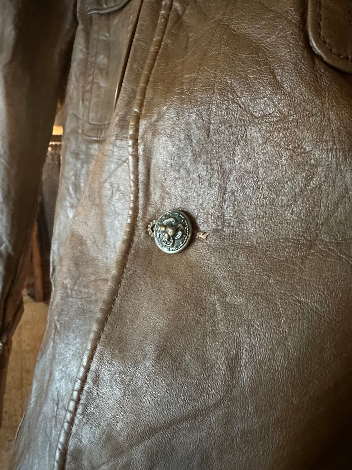 70s USA 빈티지 시어스 레더 자켓 상품이미지3