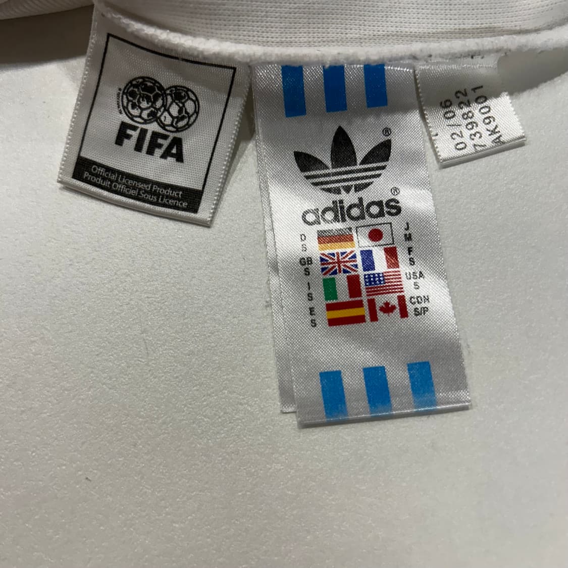 [S] 00s 아디다스 USA FIFA 트랙탑 져지 화이트 A329 상품이미지6