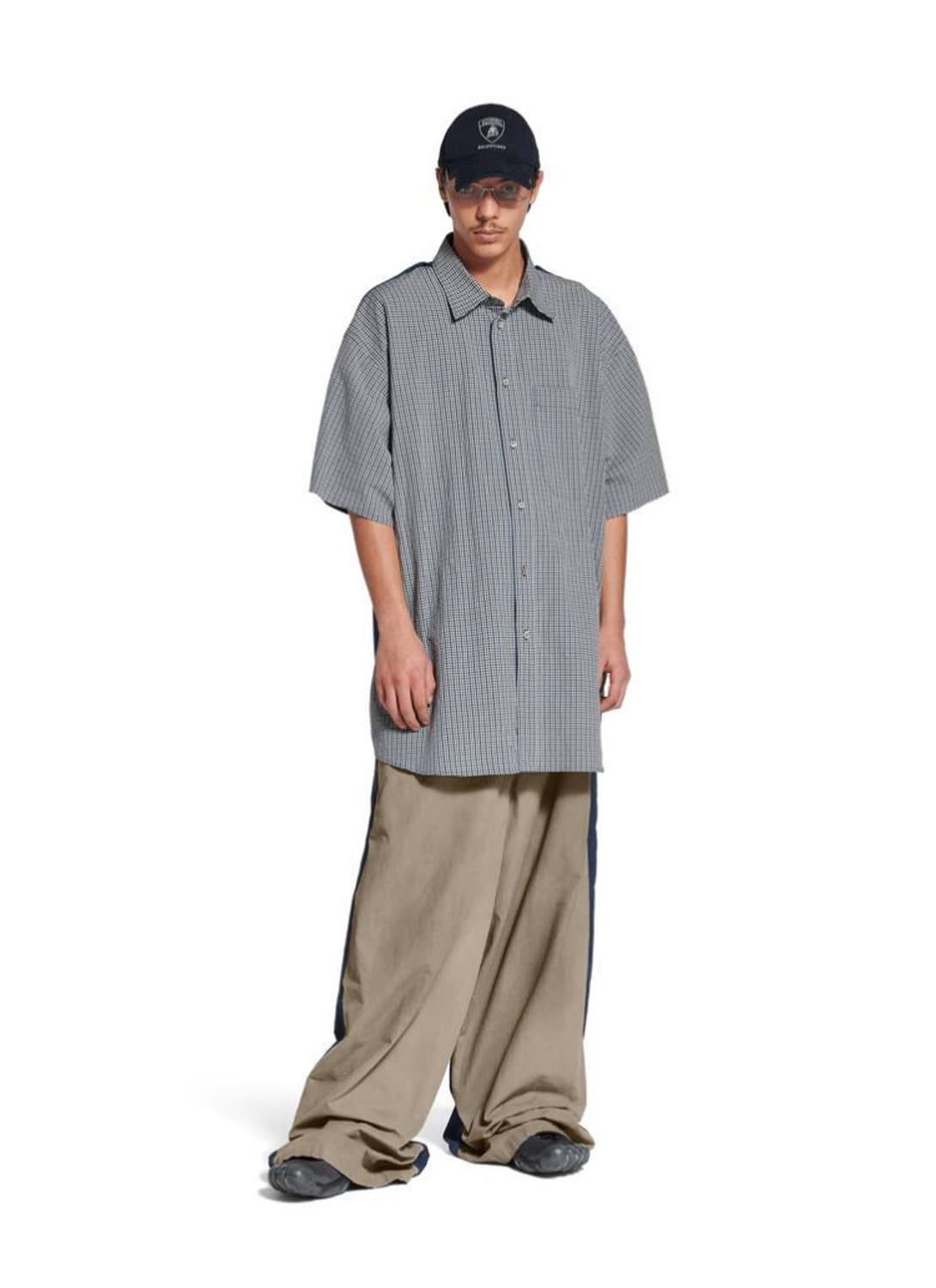 25SUMMER 발렌시아가 하이브리드 셔츠 새상품 1사이즈 상품이미지3