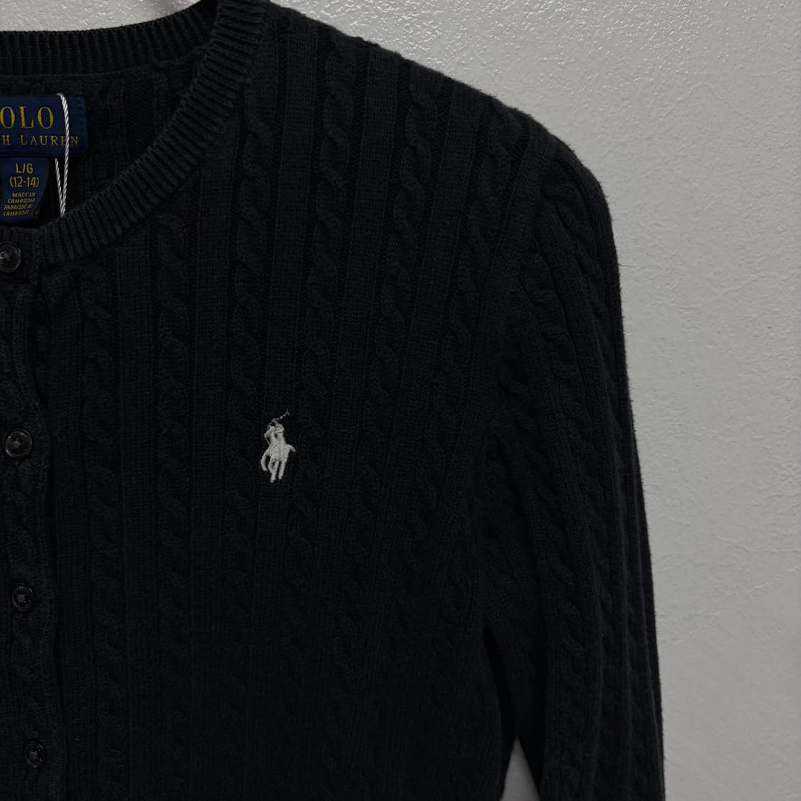 폴로 랄프로렌 케이블 니트 가디건 4 상품이미지3