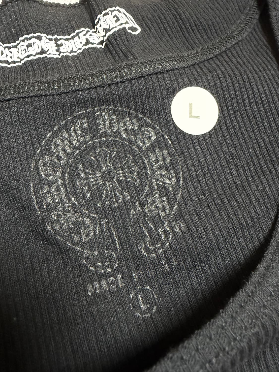 (미시착 새상품) 크롬하츠 크로스 탱크탑 나시 L 상품이미지3