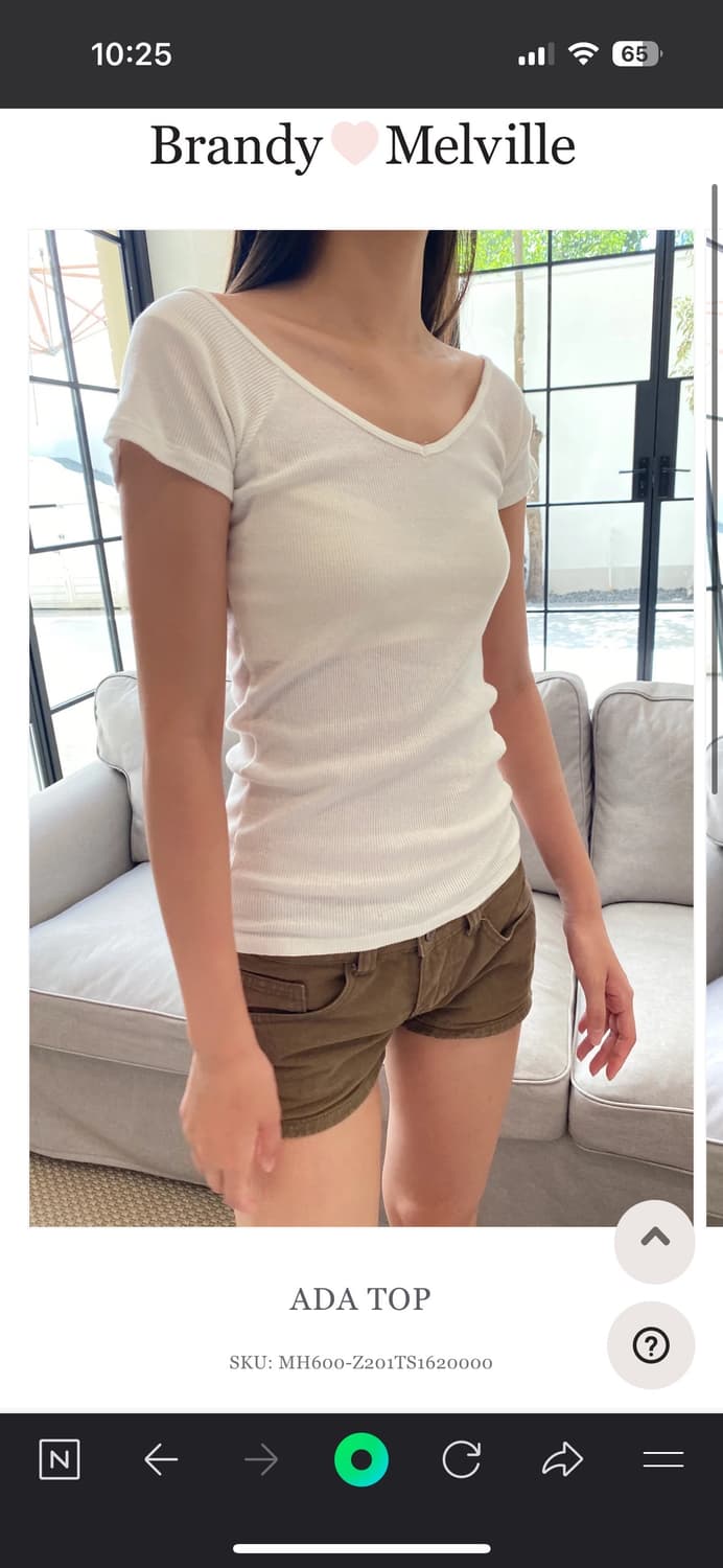 브랜디멜빌 ada top 반팔티 상품이미지1