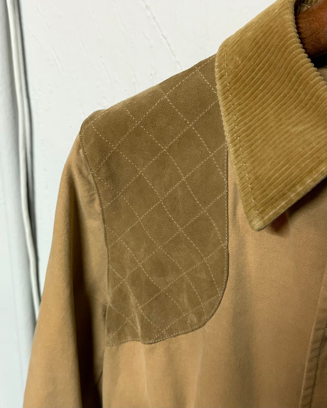 90‘s 폴로 랄프로렌 숄더패치 코튼 헌팅자켓 L 상품이미지3